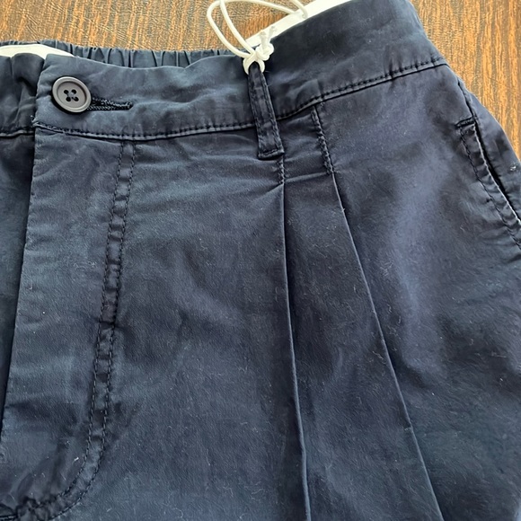 Pistola Navy Pleated front Capri - Picture 4 of 12